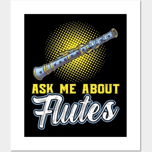 Ask me about Flutes Flutist Posters and Art